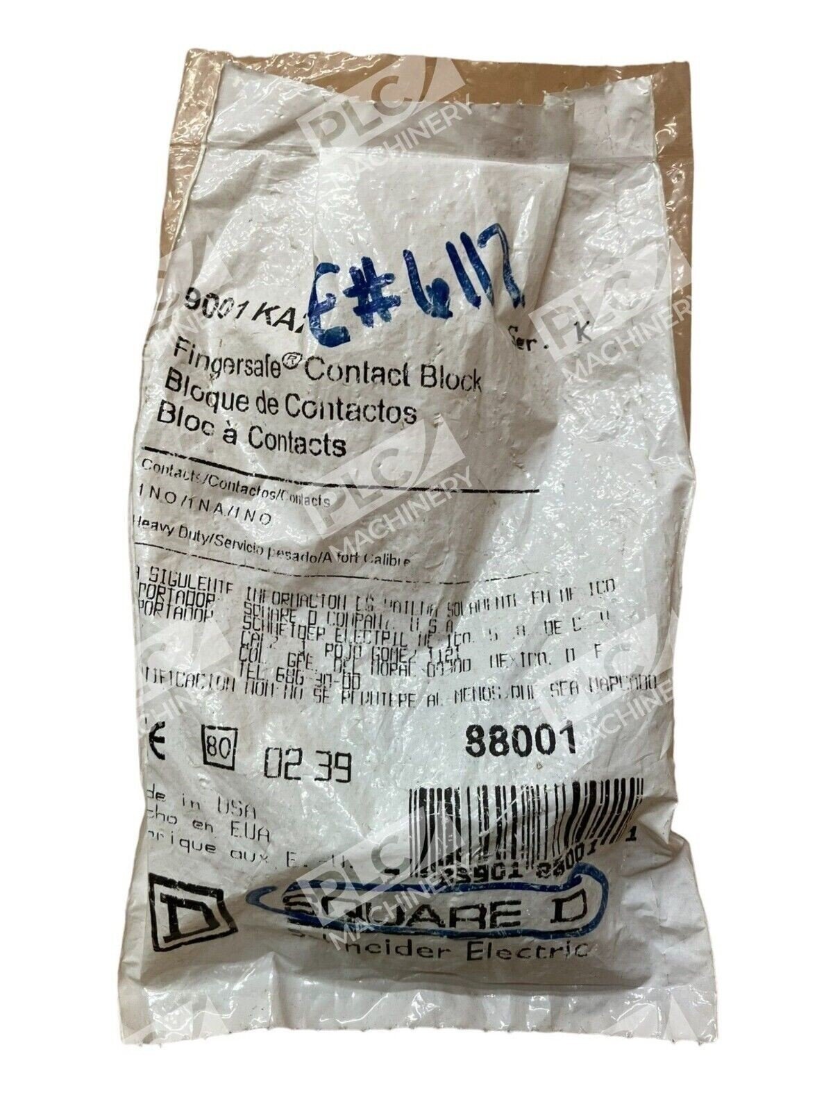 Square D 9001KA2 /K Contact Block Fingersafe - Image 2