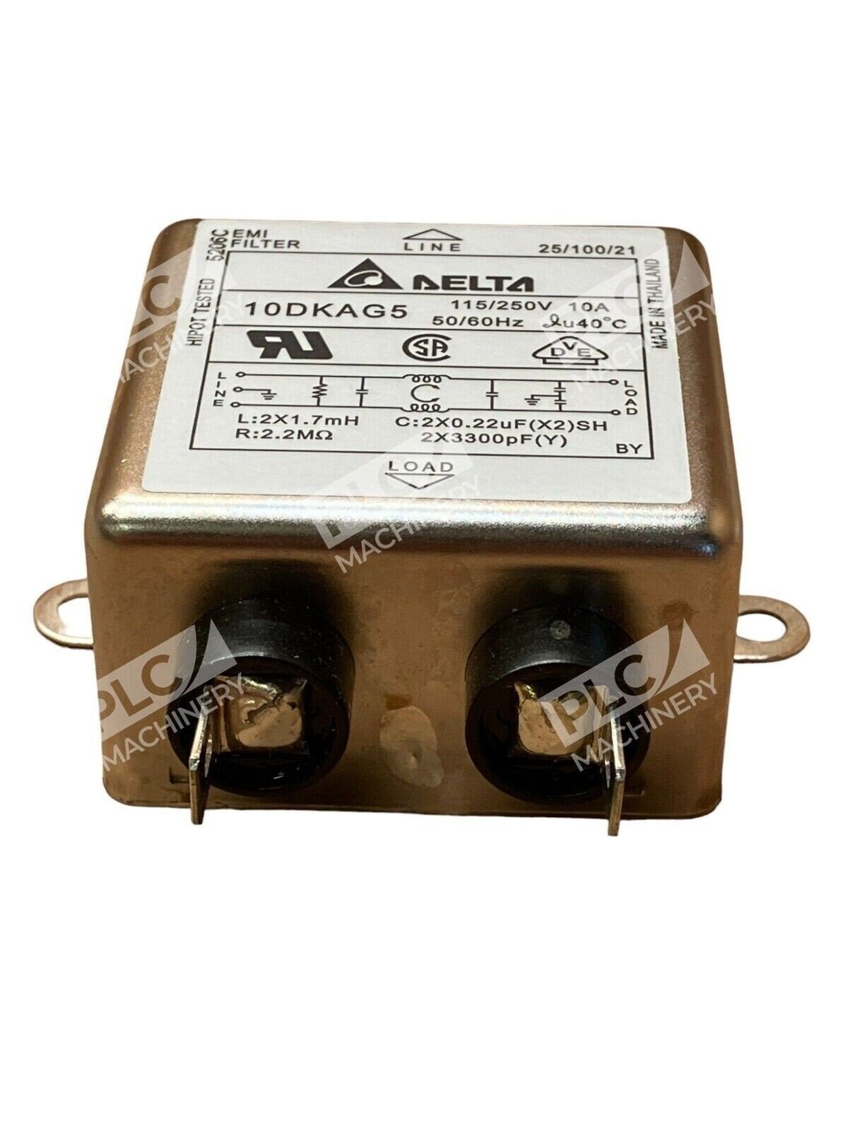 Delta 10DKAG5 EMI Suppression Line Filter - Image 3