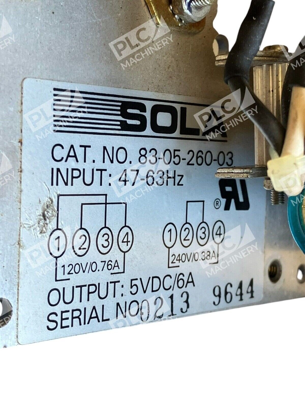 Sola 47-63Hz 5VDC/6A Power Supply 83-05-260-03 - Image 4