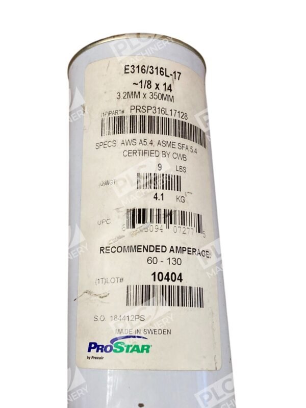 Praxair ProStar 9lb PRSP316L17128 1/8x14" Stainless Electrode E316/316L-17 - Image 4