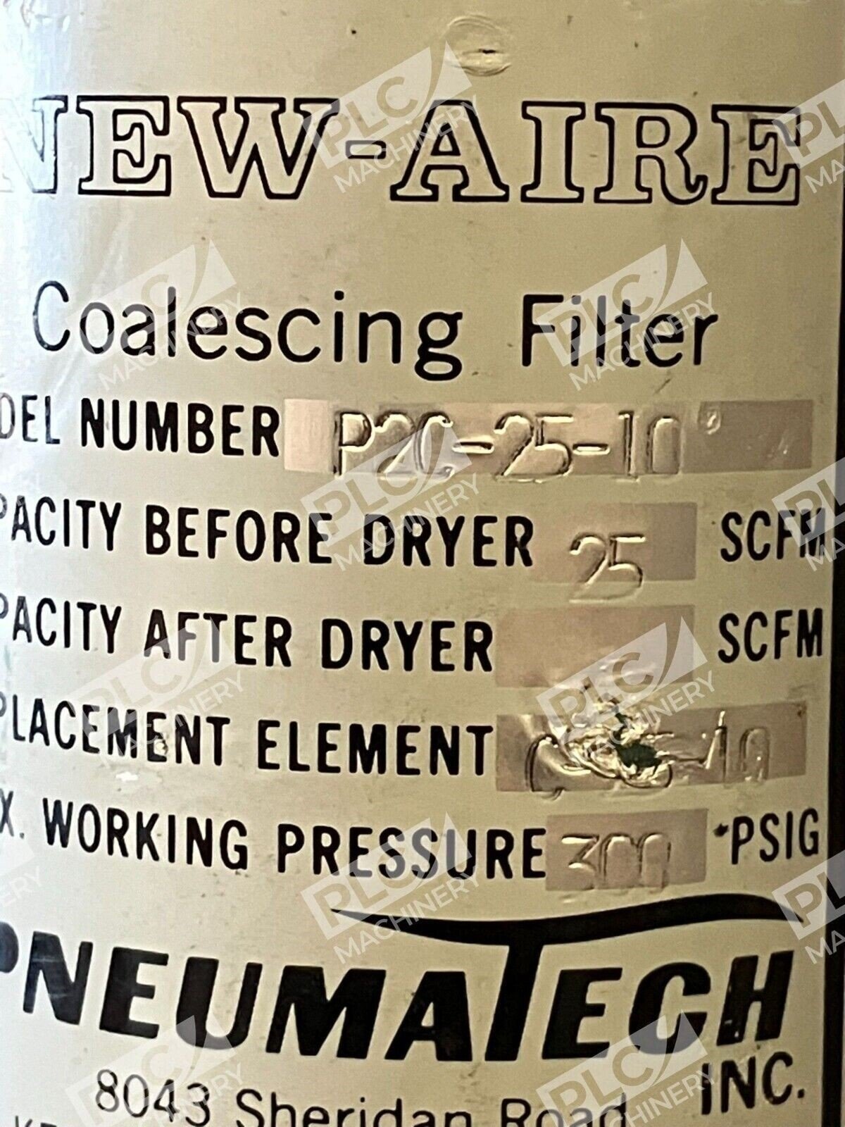 Pneumatech Pneumatic Filter P2C-25-10 - Image 3