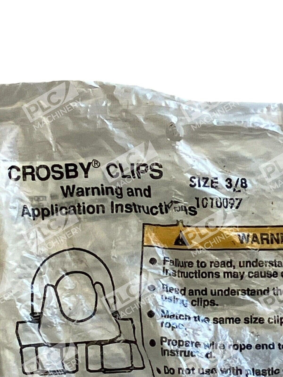 Crosby Clips 3/8 Red U Bolt G-450 1010097 - Image 2