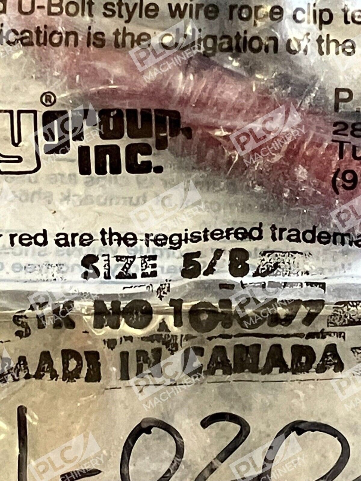 Crosby Clips 5/8 Red U Bolt G-450 1010177 - Image 2