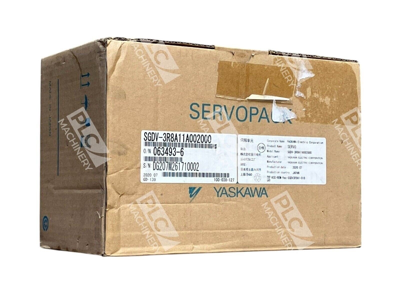 Yaskawa Servopack SGDV-3R8A11A002000