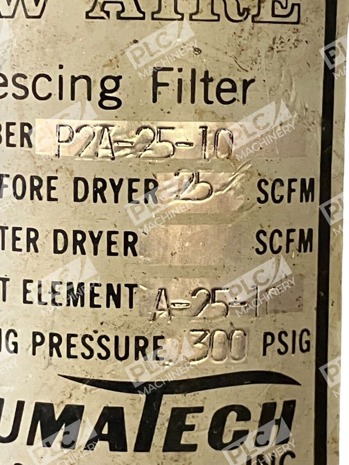 Pneumatech New-Aire Coalescing Filter P2A-25-10 - Image 3