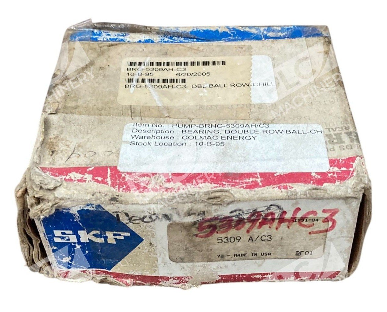 SKF 5309 A C3 BF01 Double Row Ball Bearing 5309 A/C3