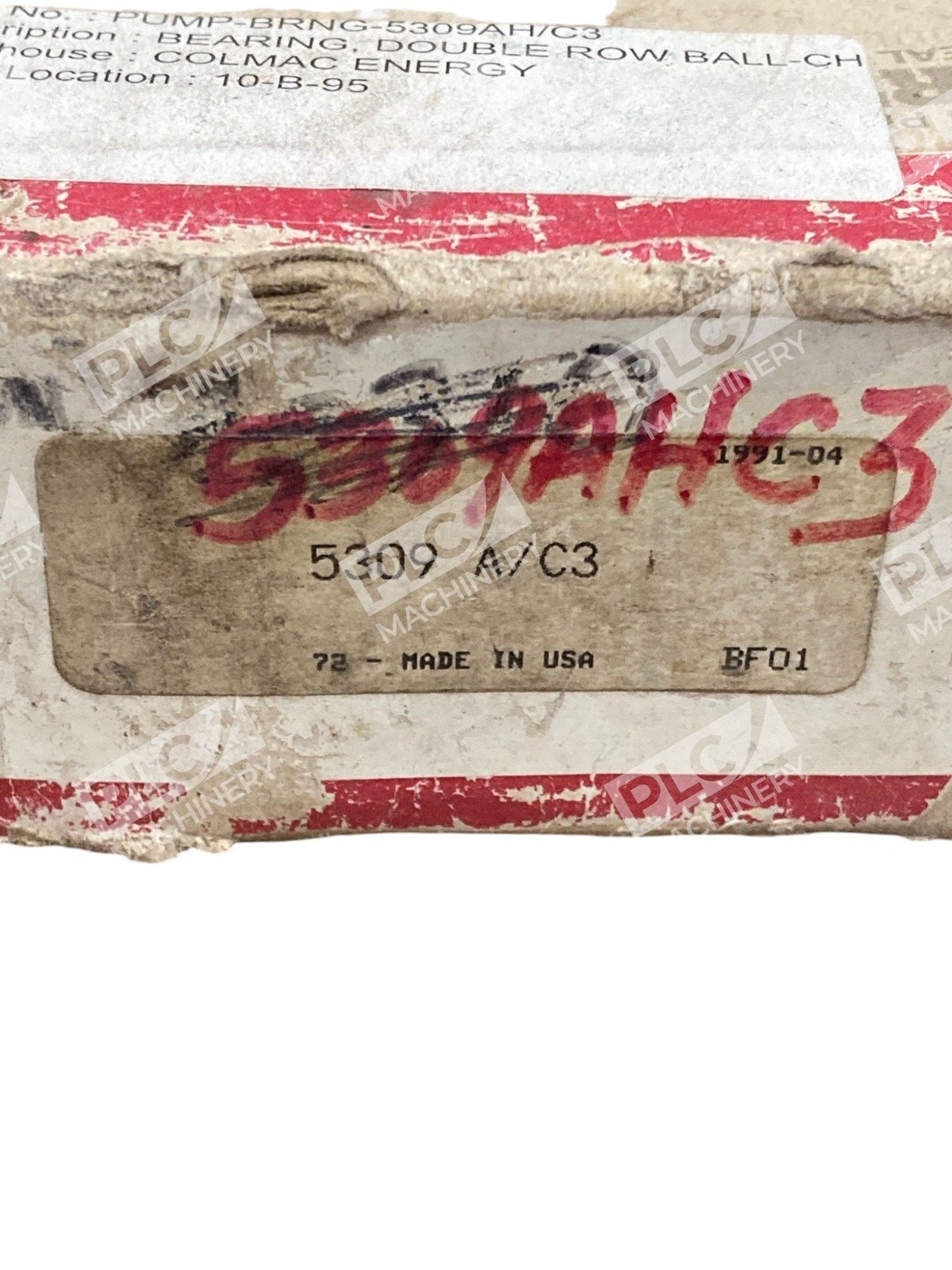 SKF 5309 A C3 BF01 Double Row Ball Bearing 5309 A/C3 - Image 3