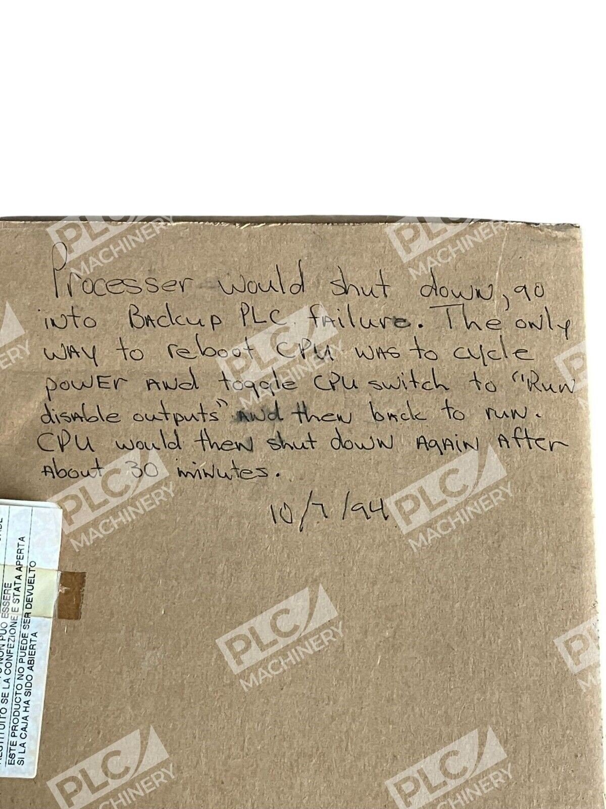 Fanuc GE Model 70 CPU771 RS-422 Compatable PLC CPU Module IC697CPU771K - Image 6