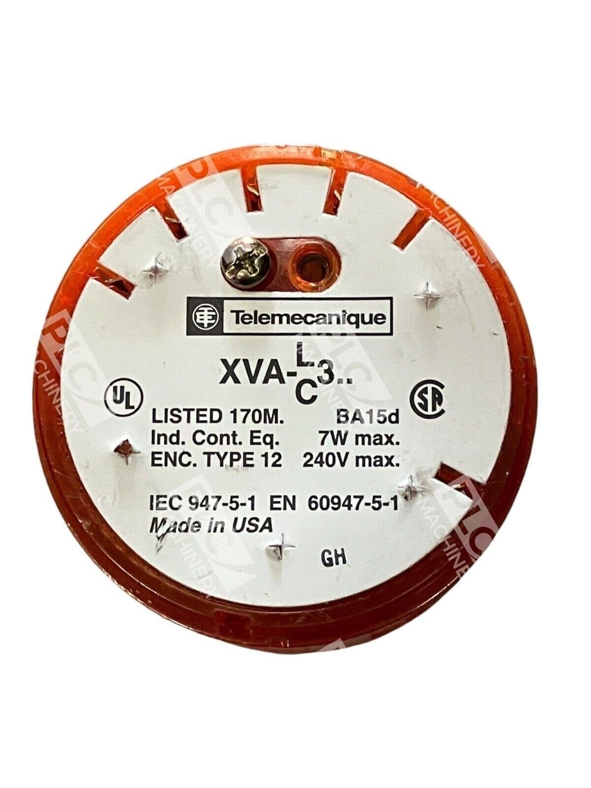 Telemecanique Orange Stack Light Lens XVA-LC3