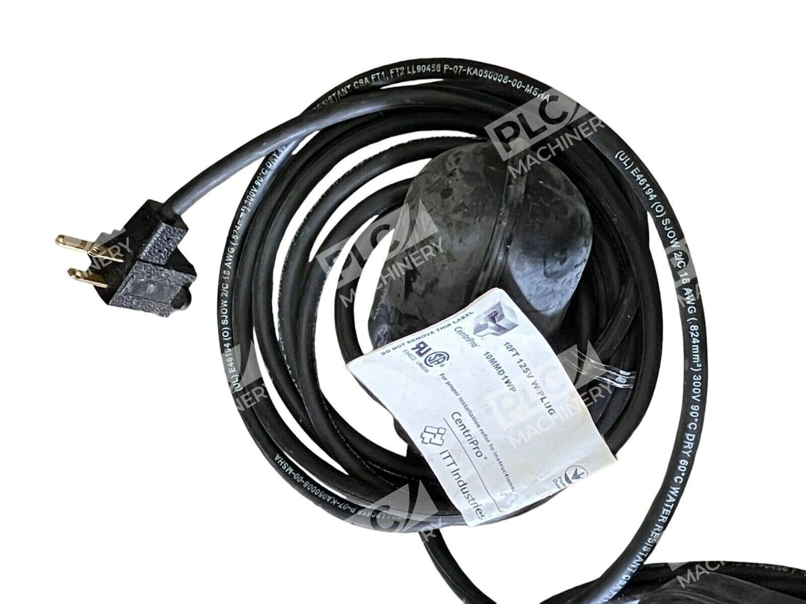 CentriPro 10Ft 125V W/Plug Pump Float Switch 10MMD1WP