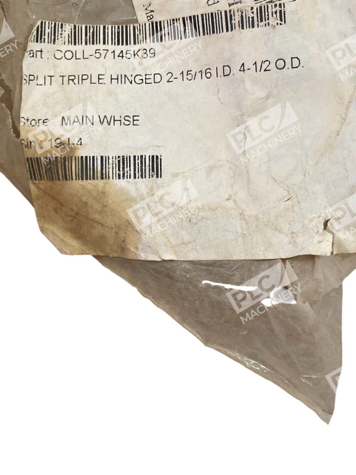 2-15/16"ID 4-1/2"OD Triple Hinged Split Collar 57145K39 - Image 5