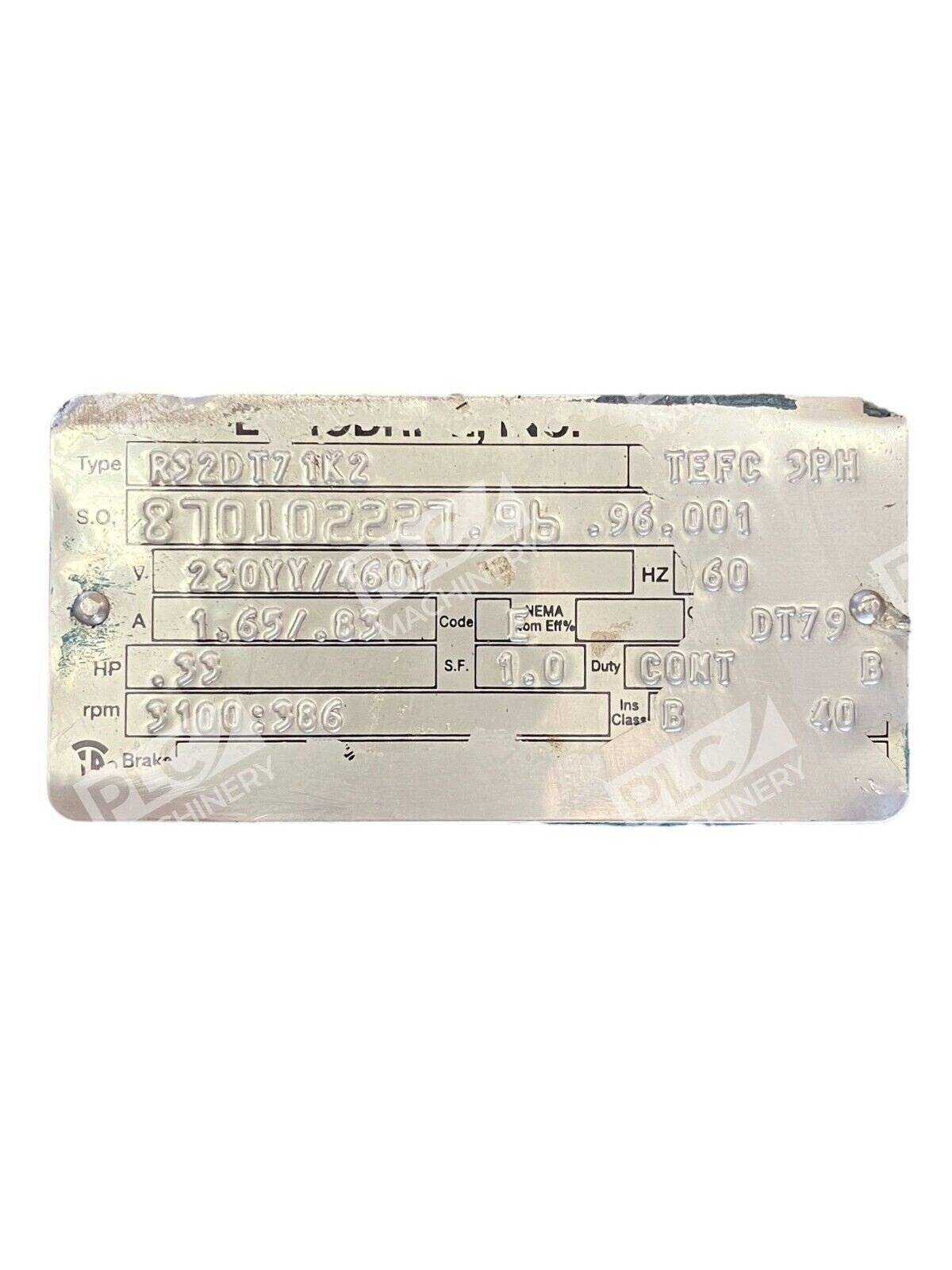 Sew-Eurodrive R32DT71K2 Gear Motor - Image 2