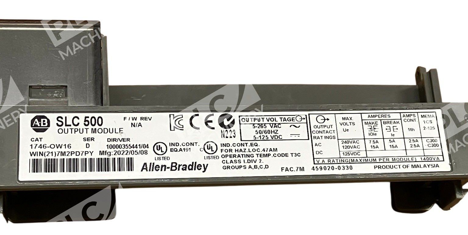 Allen Bradley AB Module W/O Circuit Board Card 1746-OW16 /D - Image 4
