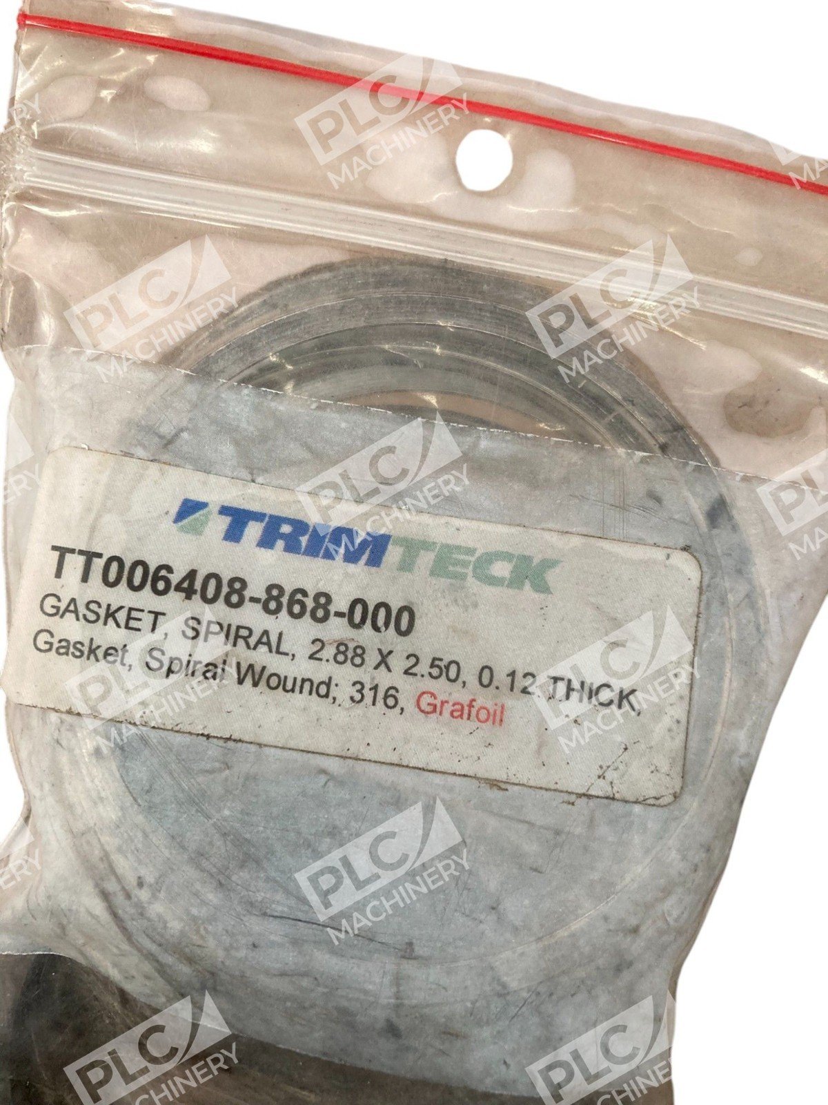 Trimteck 2.88x2.5" 316 Grafoil Spiral Wound Gasket TT006408-868-000 (Bag of 14)