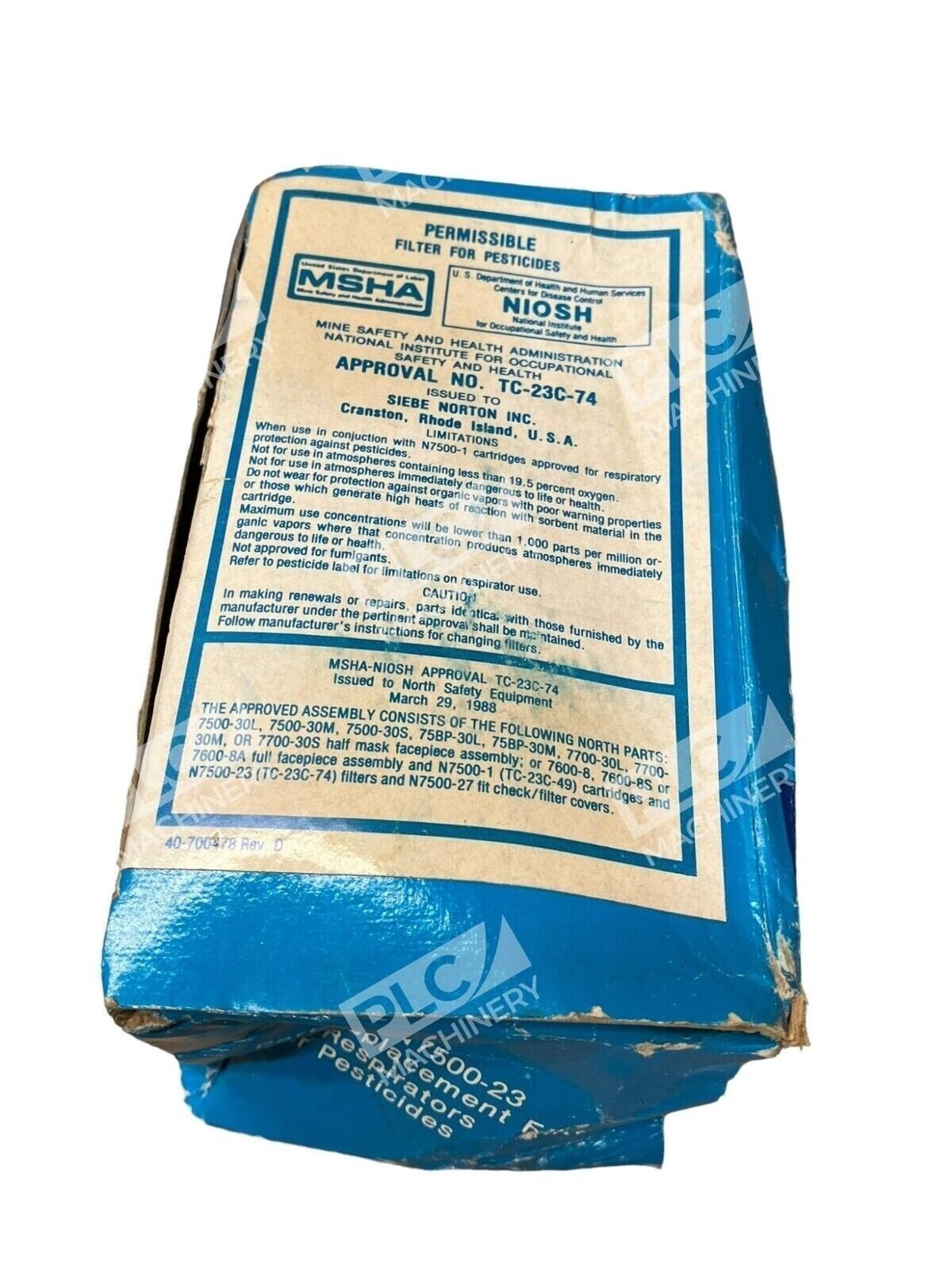 North N7500-23 Replacement Filters For Pesticides (Box of 10) - Image 2