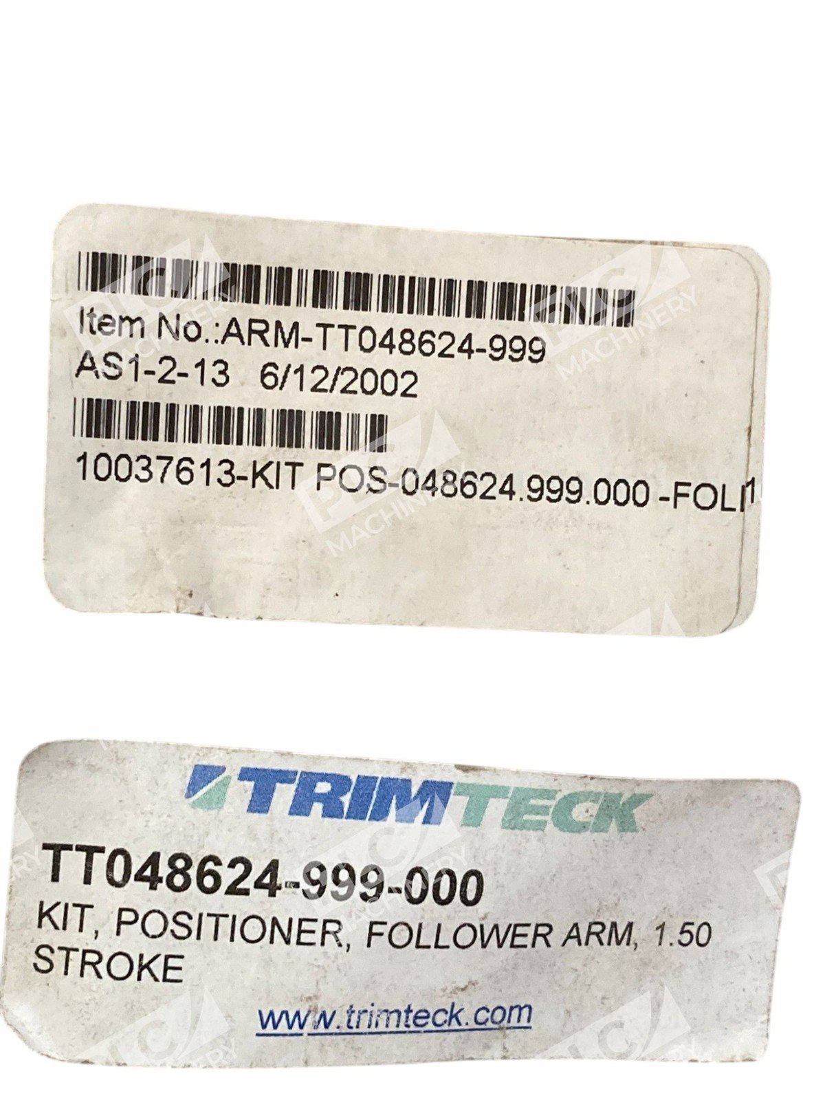 Trimteck 100376 1.5" Stroke Follower Arm Positioner Kit TT048624-999-000 - Image 5