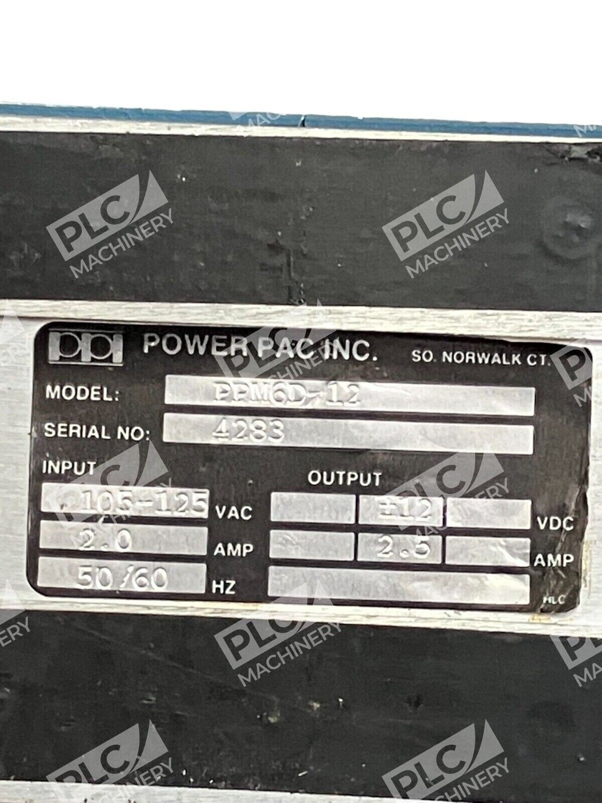 Power Pac PPM6D-12 2A 50/60Hz Power Supply - Image 3