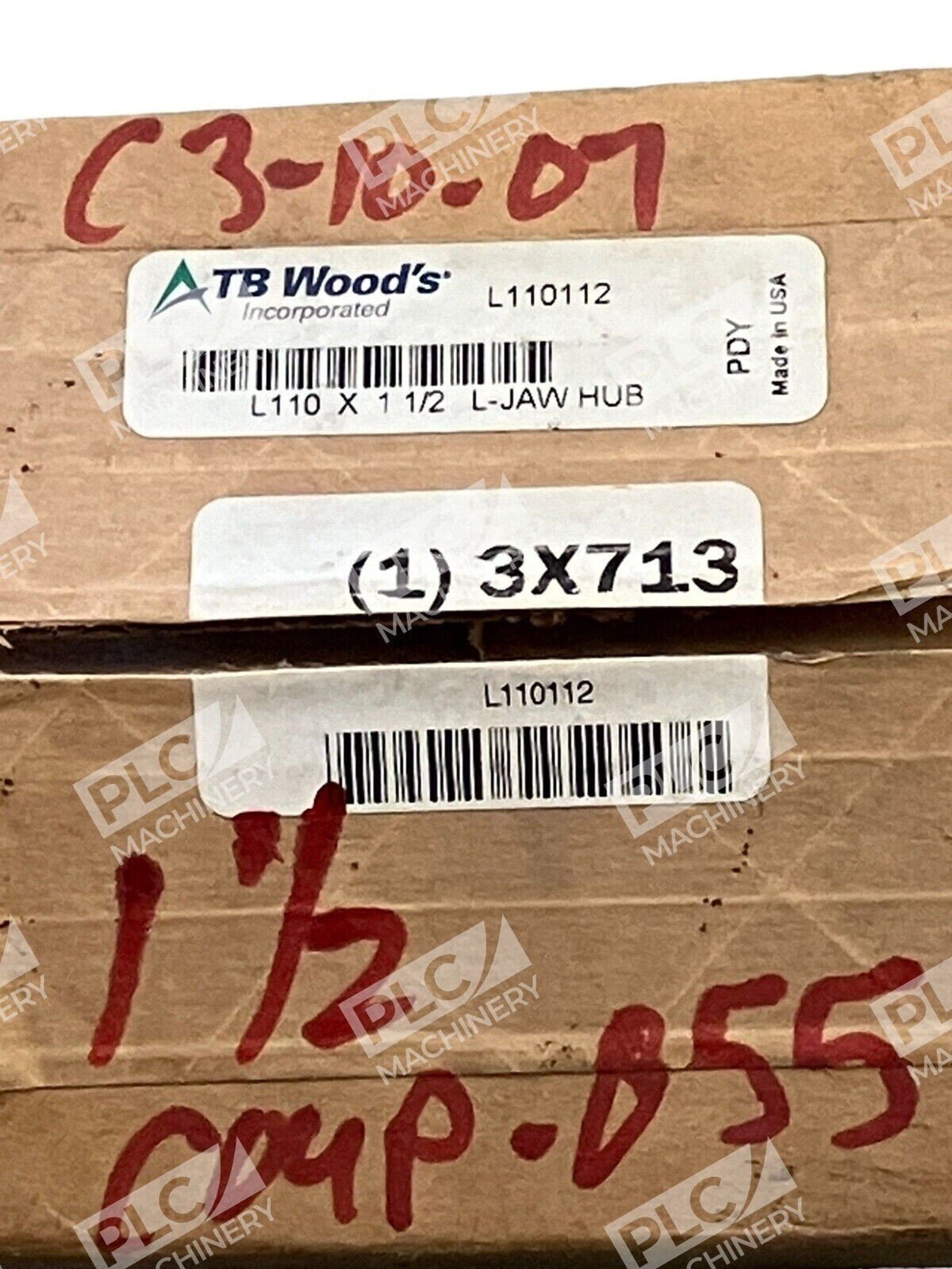 Woods USA L110 1-3/8 Jaw Coupling Hub