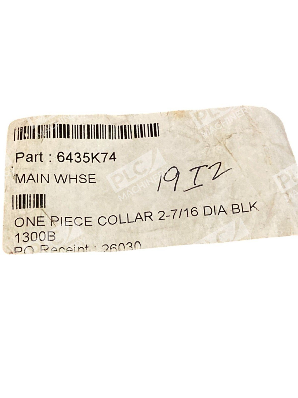 2-7/16" Diameter Black One Piece Collar 6435K74 - Image 5