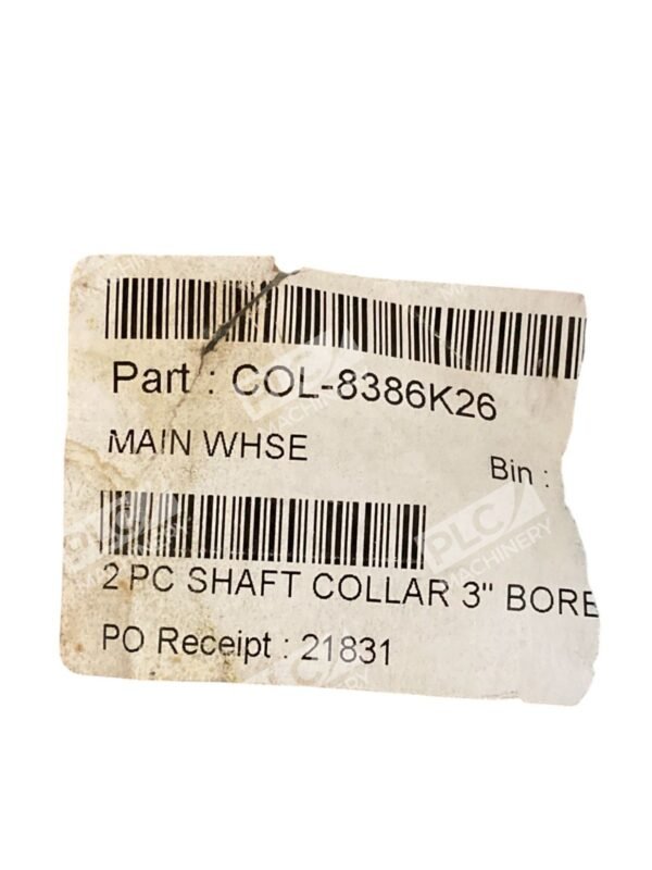 3" Bore 2PC Shaft Collar 8386K26 - Image 5