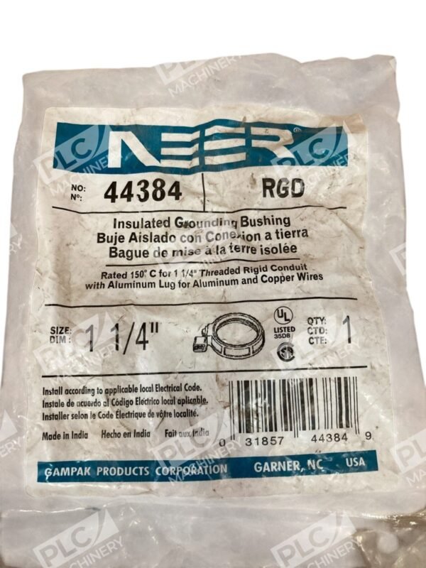 Neer RGD 1-1/4" Insulated Grounding Bushing 44384 - Image 2