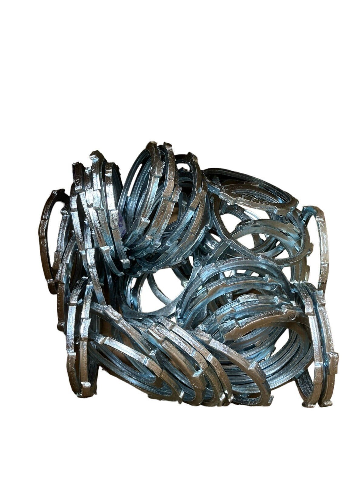 Bridgeport 106-S Conduit Locknut Zinc Plated Steel 2" (Box of 50) - Image 2