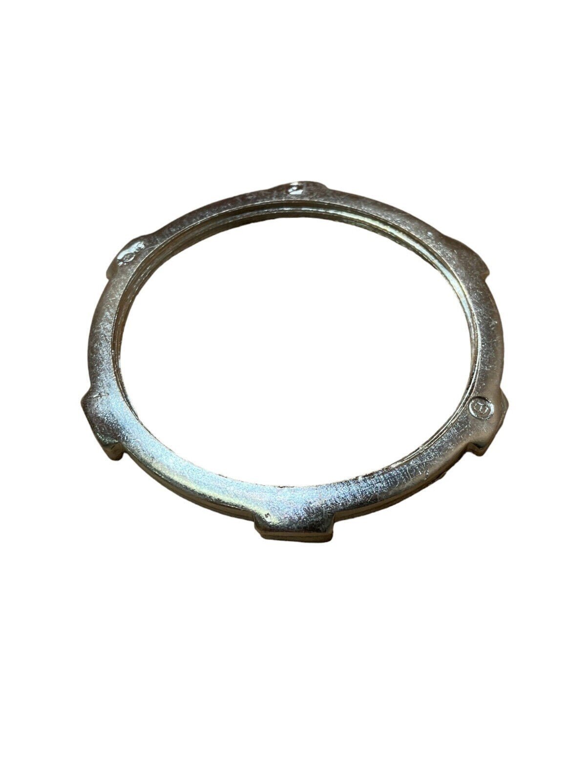 Bridgeport 106-S Conduit Locknut Zinc Plated Steel 2" (Box of 50) - Image 3