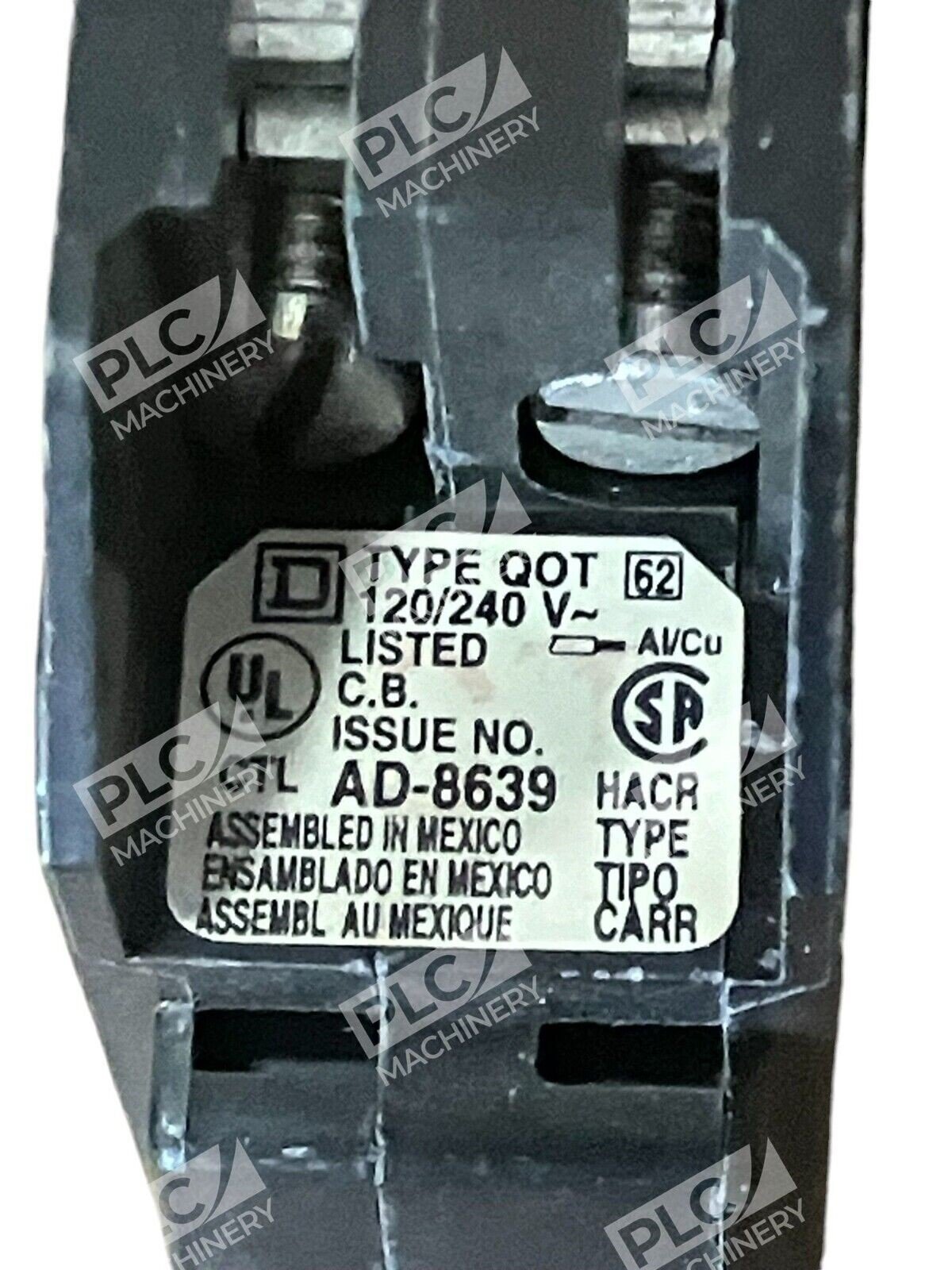 Square D 20A Single Pole Tandem Circuit Breaker QOT2020 - Image 2
