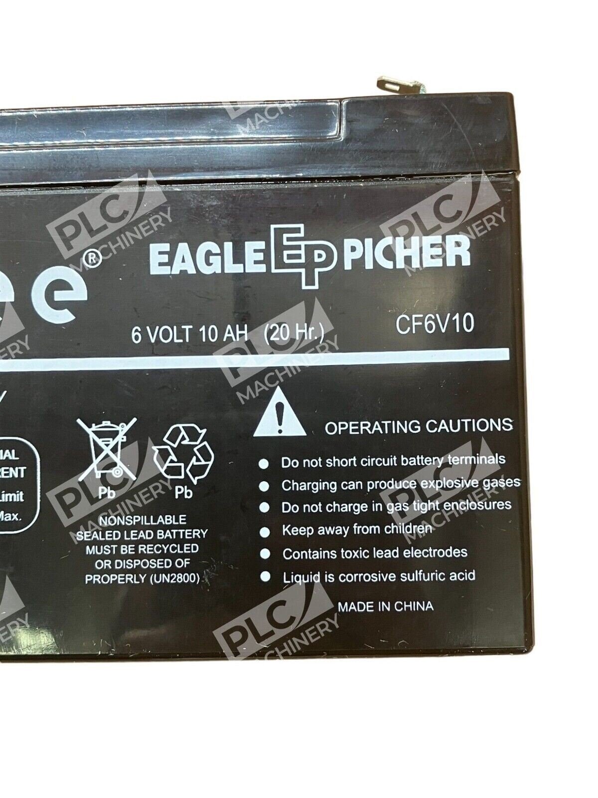 Eagle Picher CF6V10 10A 6V Rechargeable Battery (lot of 3) - Image 4