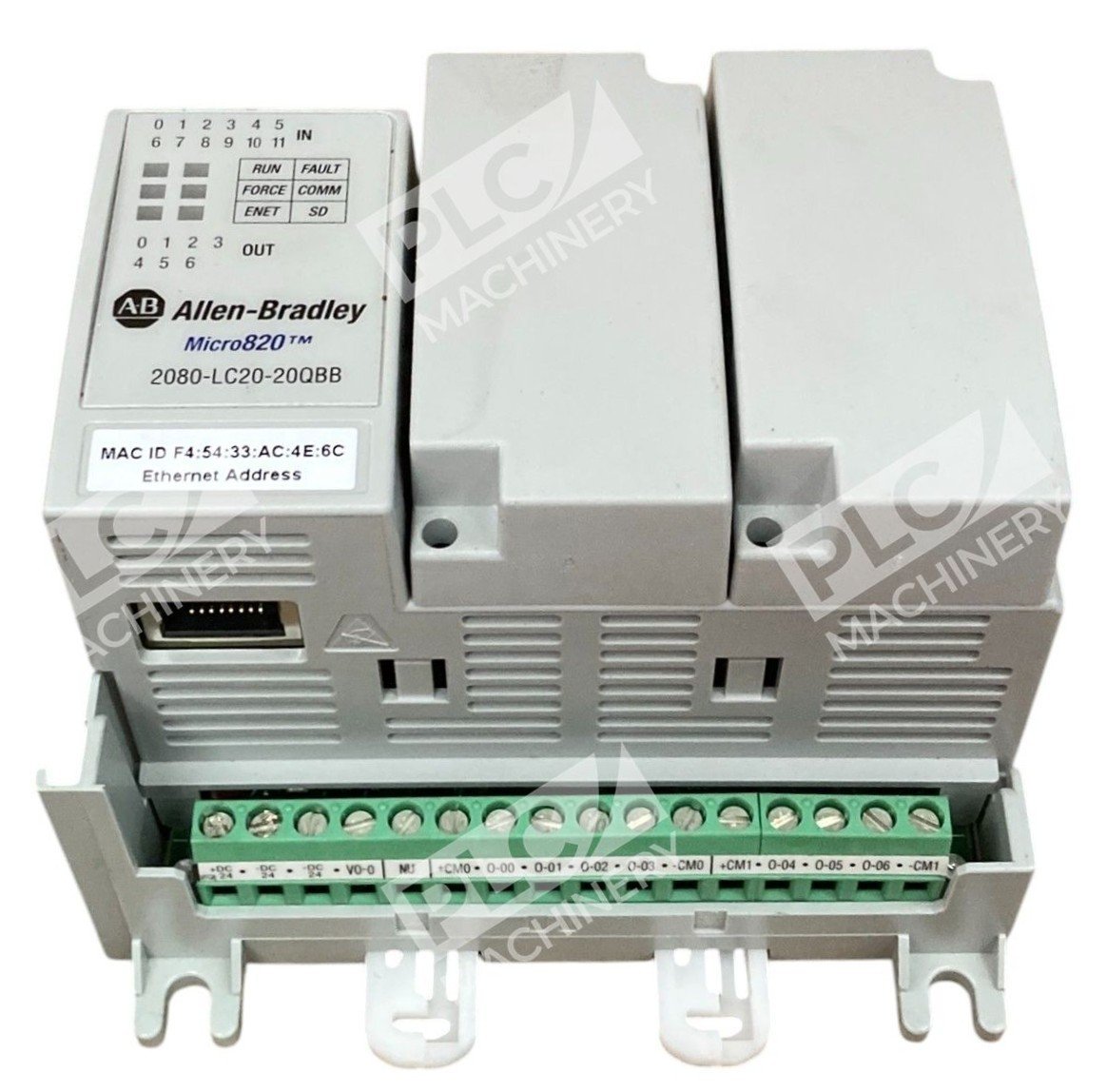 Allen Bradley AB Micro 820 Programmable Controller 2080-LC20-20QBB /B