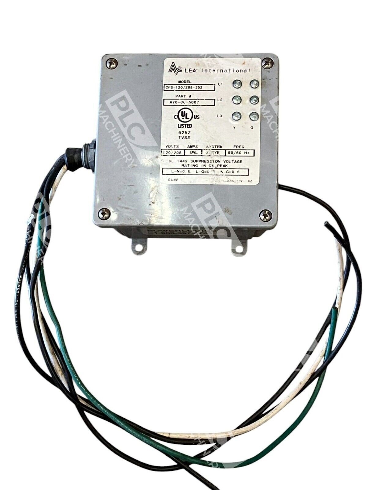 LEA International A70-00-5007 Surge Protector CFS-120/208-352