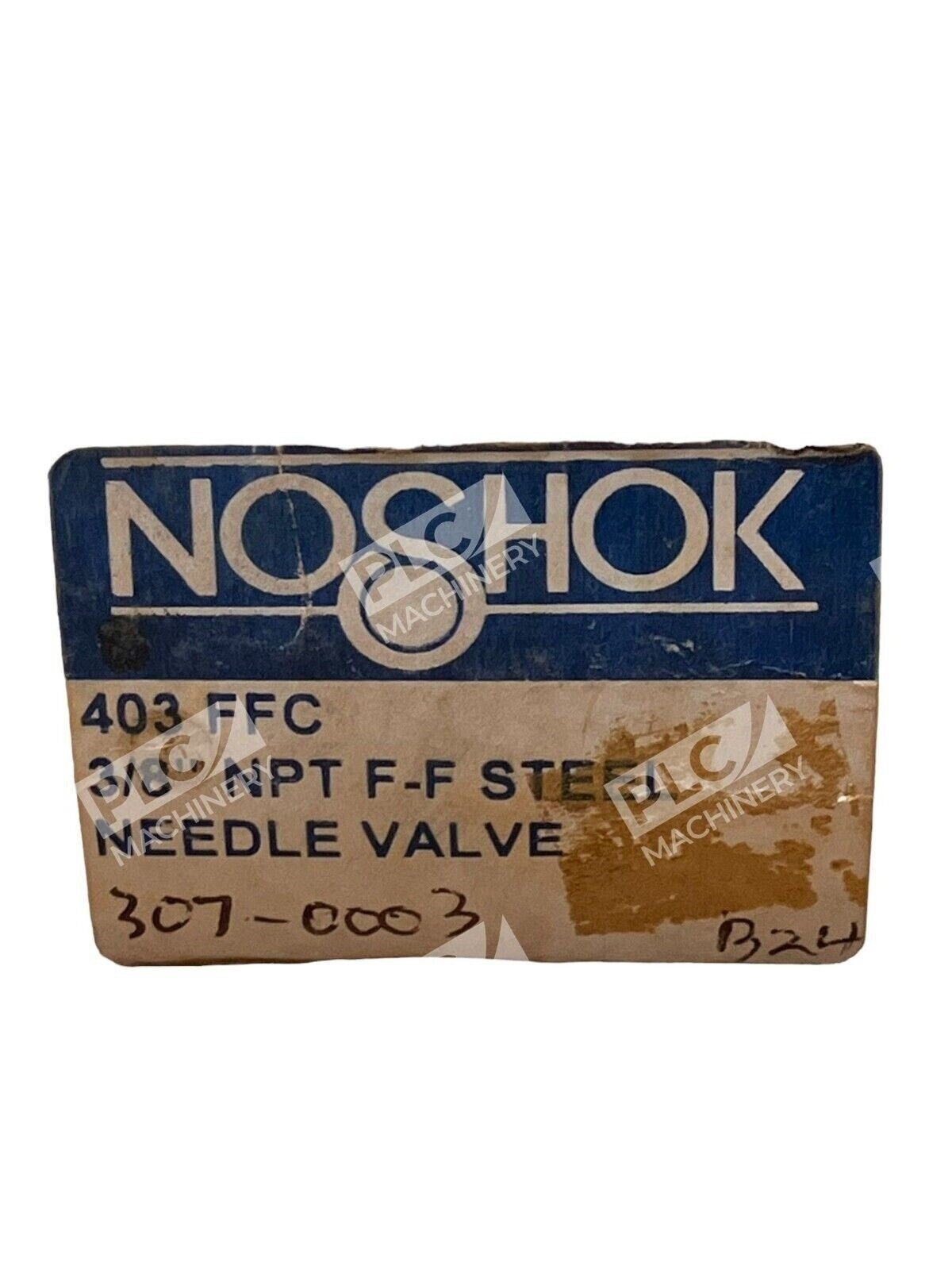 NOSHOK 403-FFC Needle Valve, Hard Seat, 3/8'' NPT, Female-Female, Steel - Image 2
