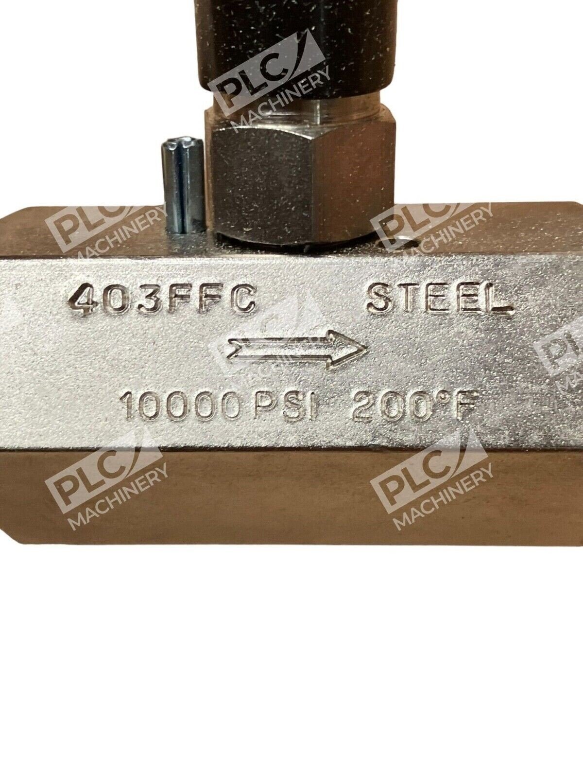 NOSHOK 403-FFC Needle Valve, Hard Seat, 3/8'' NPT, Female-Female, Steel - Image 5