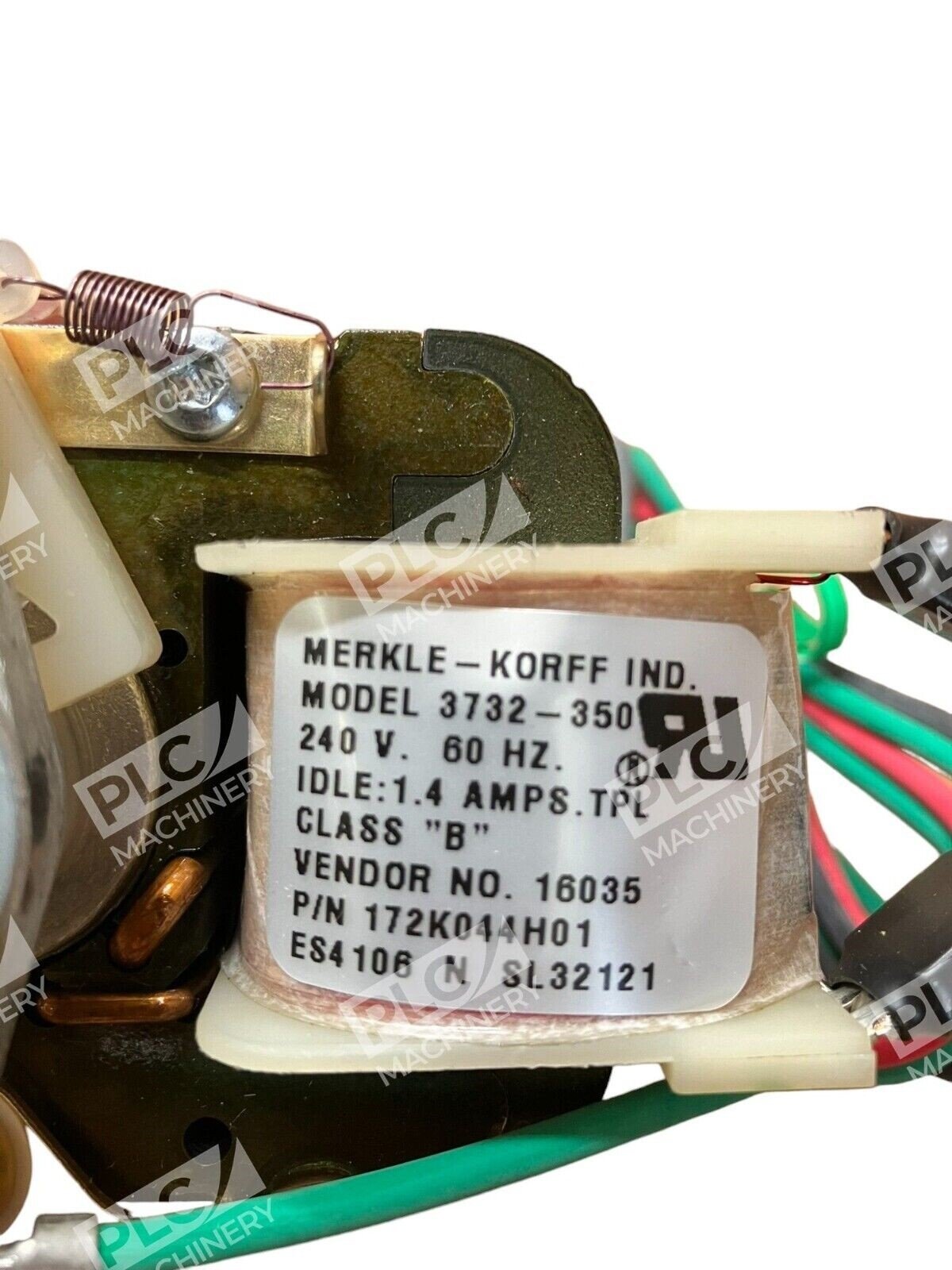 Merkle-Korff 3732-350 Gear Motor Class B 240V 60Hz - Image 2