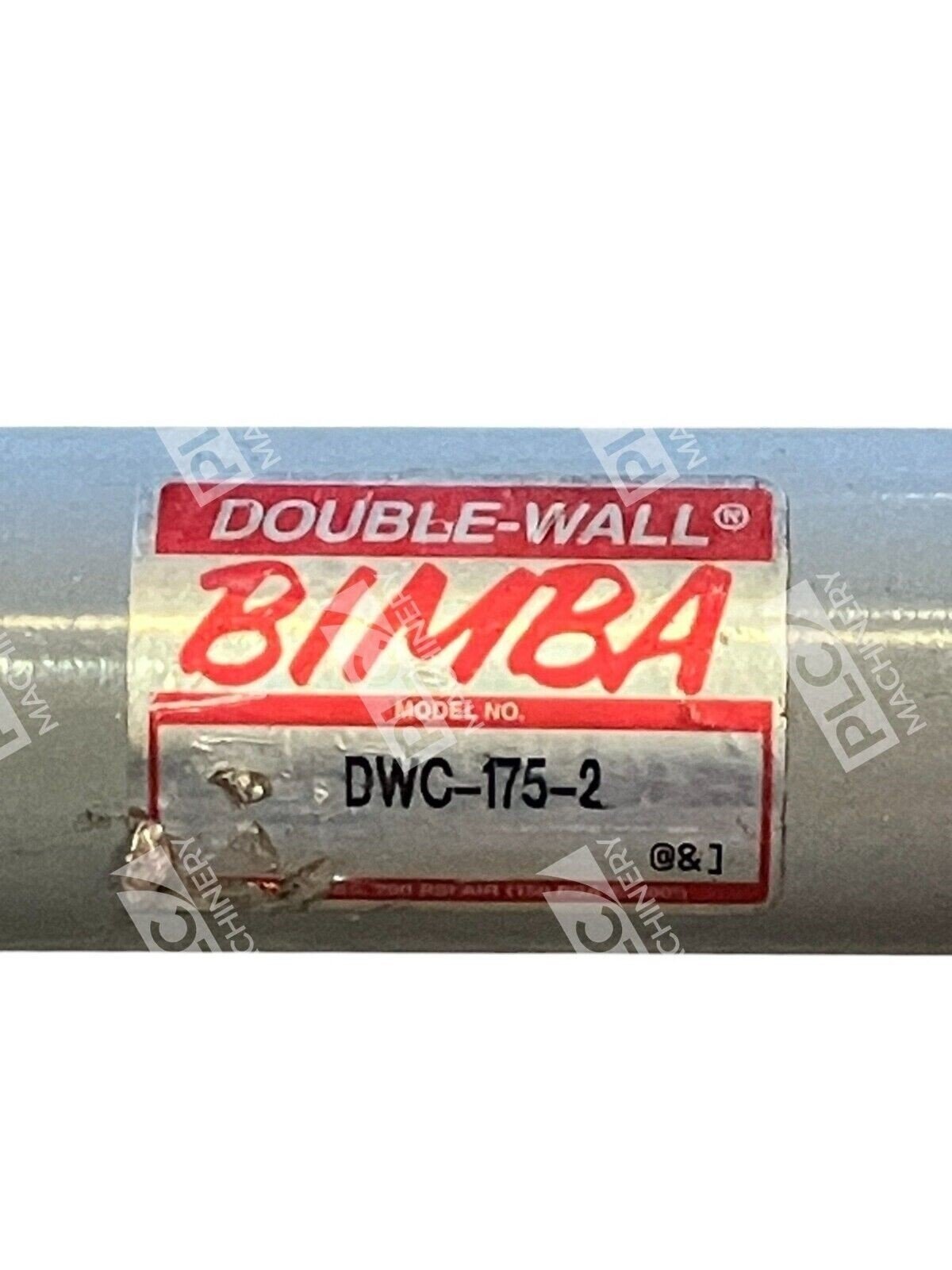 Bimba Double Wall 1-1/2" Bore Pneumatic Cylinder DWC-175-2 - Image 2