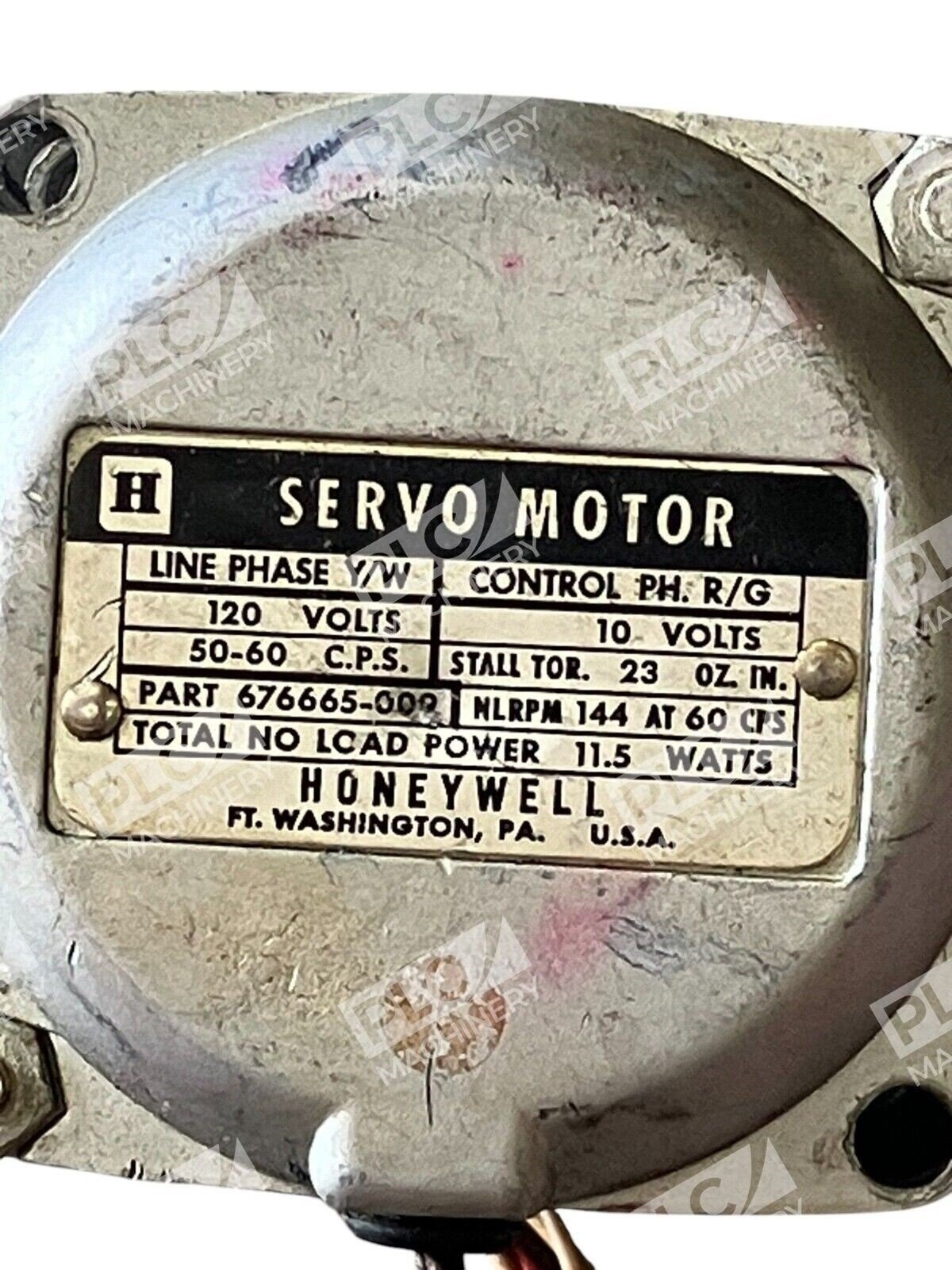 Honeywell 11.5W Servo Motor 676665-009 - Image 2