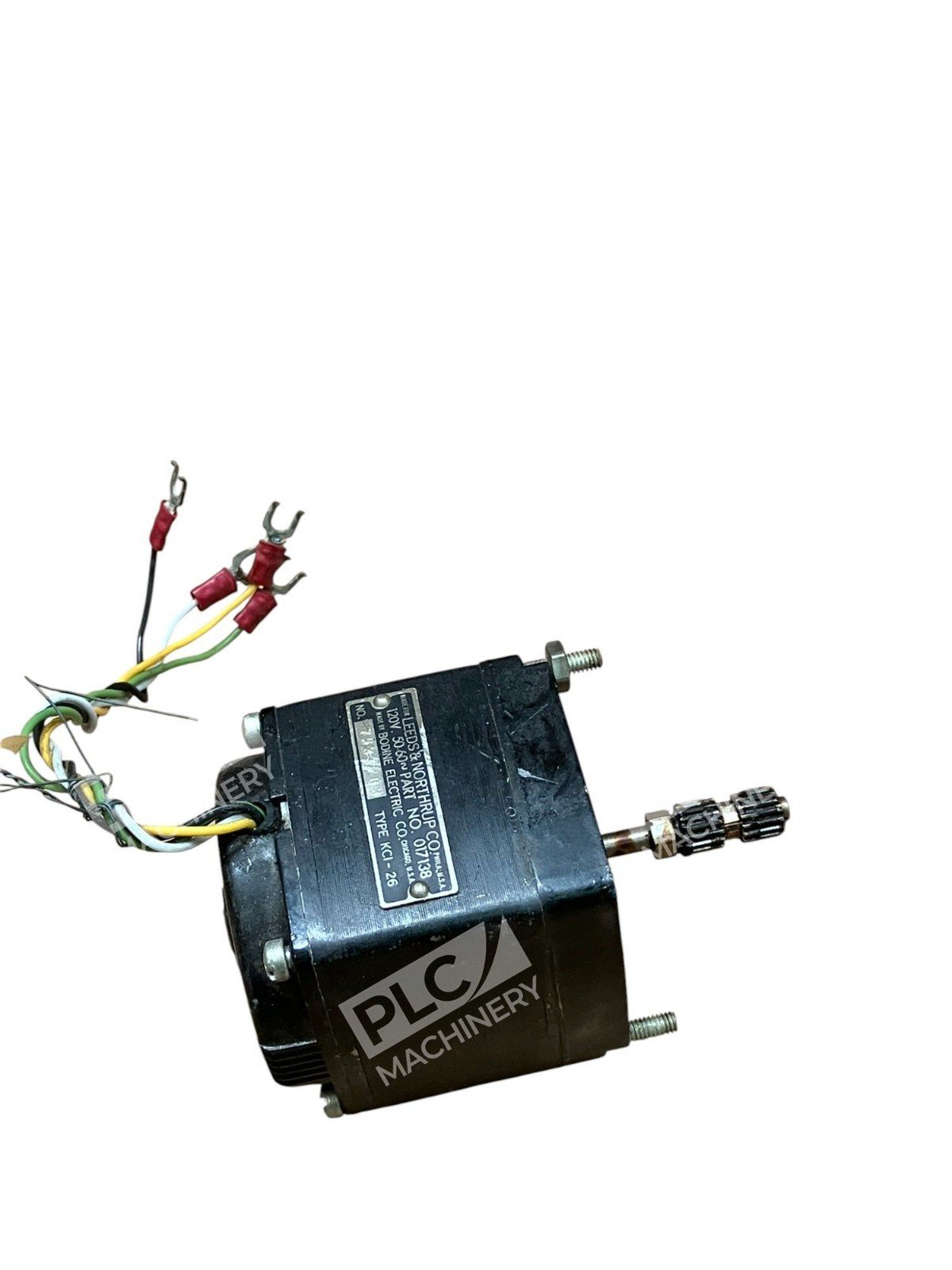 Leeds & Northrup Co Bodine 120V KCI-26 Motor 017138 - Image 7