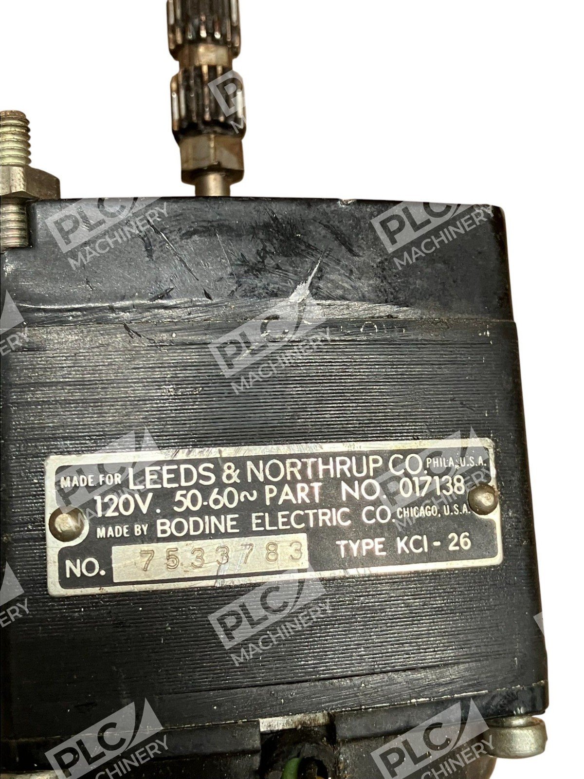 Leeds & Northrup Co Bodine 120V KCI-26 Motor 017138 - Image 8