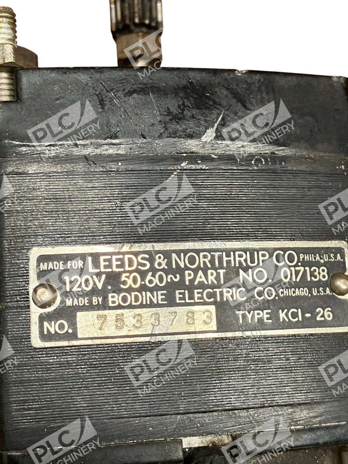Leeds & Northrup Co Bodine 120V KCI-26 Motor 017138 - Image 9