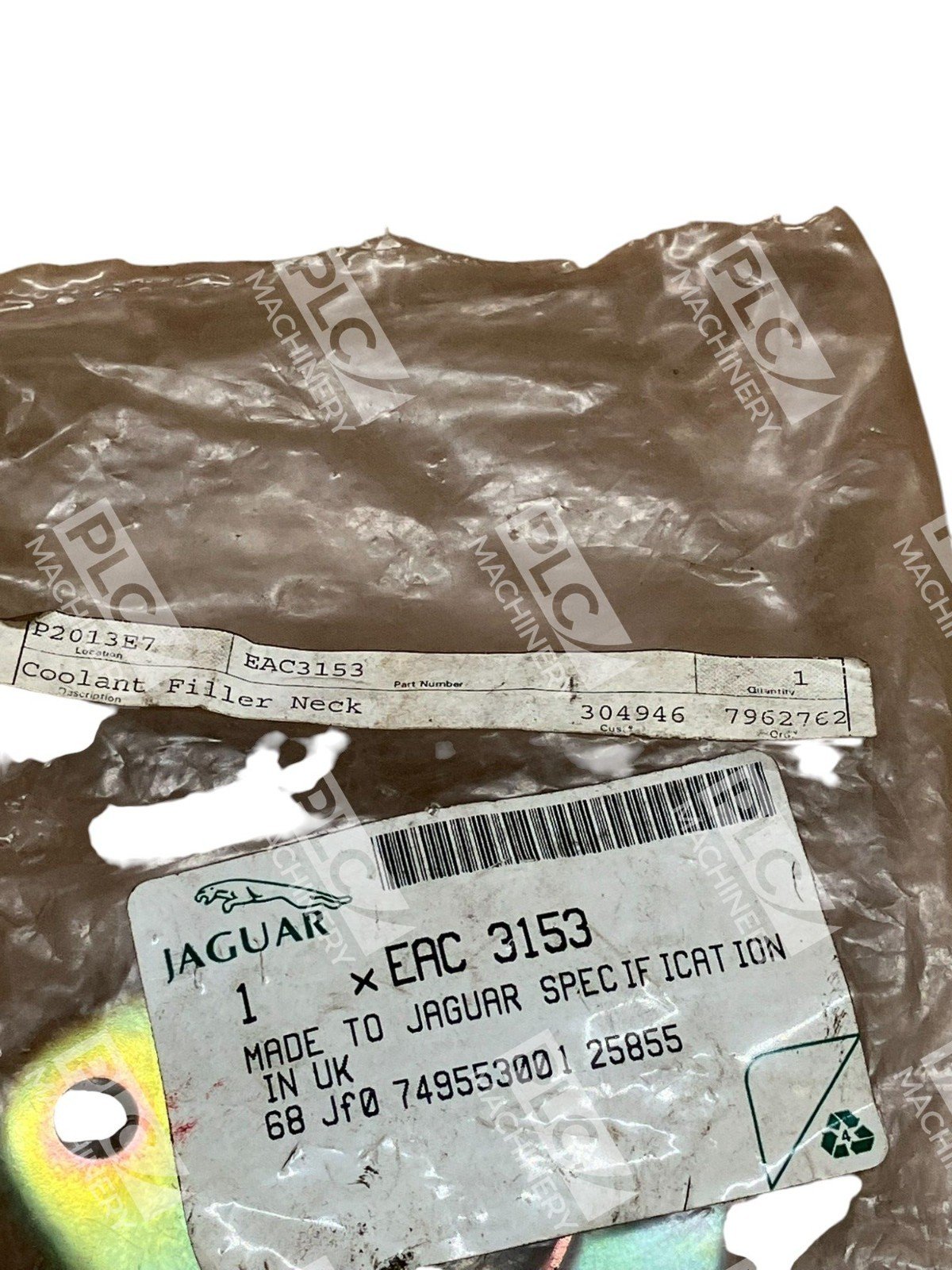 Jaguar 304946 7962762 68 Jf0 749553001 25855 Coolant Filler Neck EAC3153 - Image 5