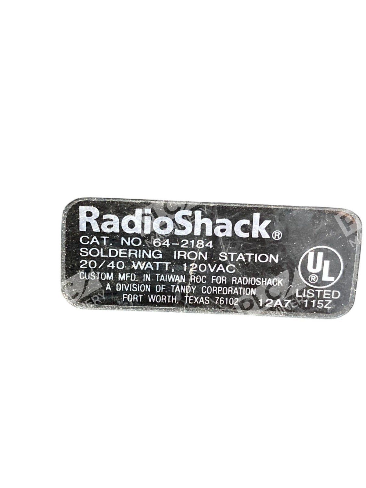 Radio Shack 20/40W Soldering Iron Station 64-2184 W/ Soldering Iron 64-2051A - Image 10