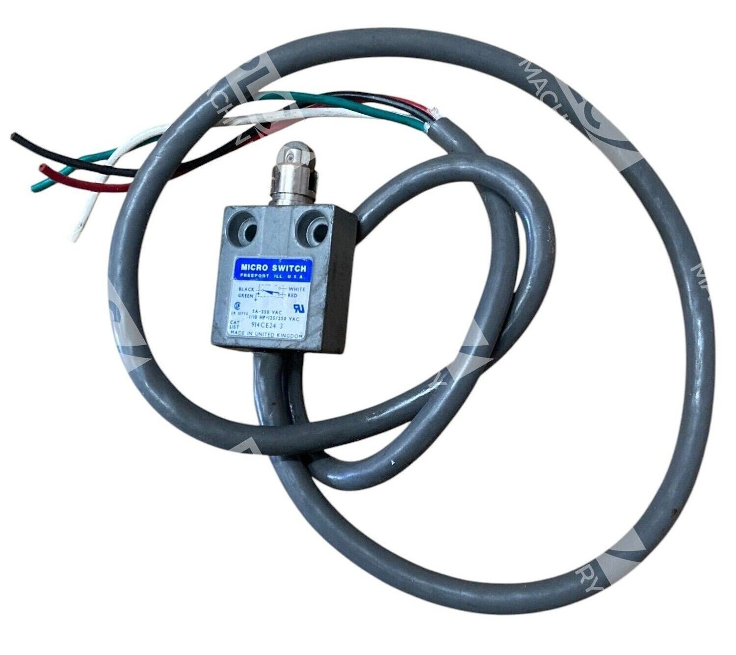 Honeywell Micro Switch 5A-250VAC 1/10HP-125/250VAC Limit Switch 914CE24-3