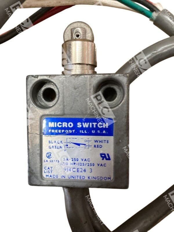 Honeywell Micro Switch 5A-250VAC 1/10HP-125/250VAC Limit Switch 914CE24-3 - Image 2