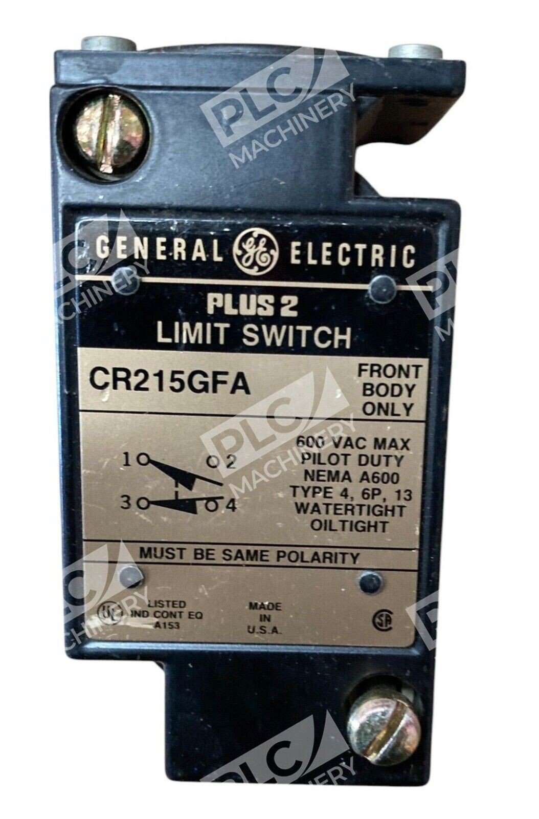 General Electric GE Plus 2 Limit Switch CR215GFA