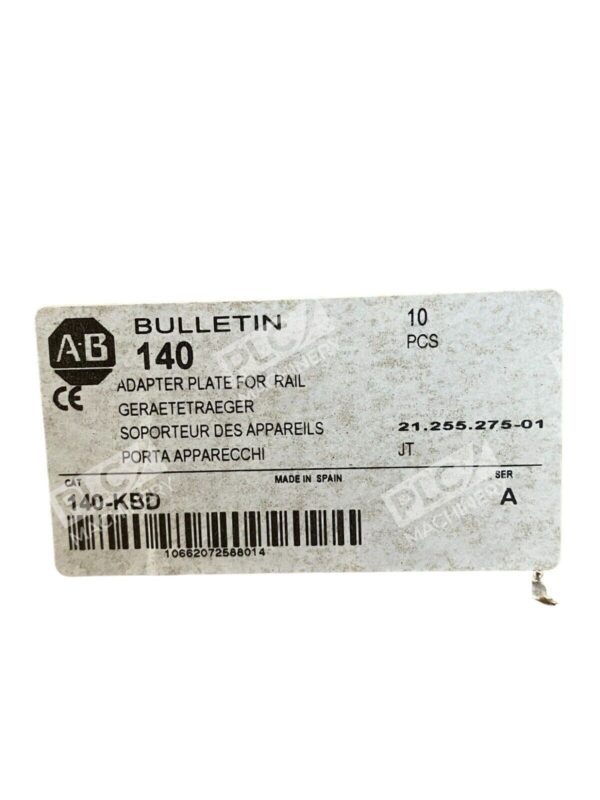 Allen Bradley 140-KBD /A Adapter Plate For Rail (Box of 10) - Image 6