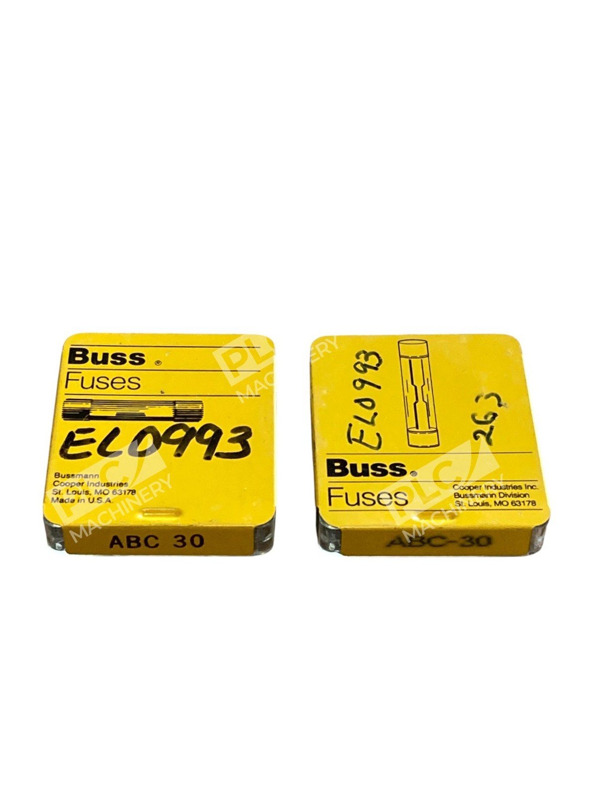 2 Boxes of 5 Bussmann ABC-30 Fuses