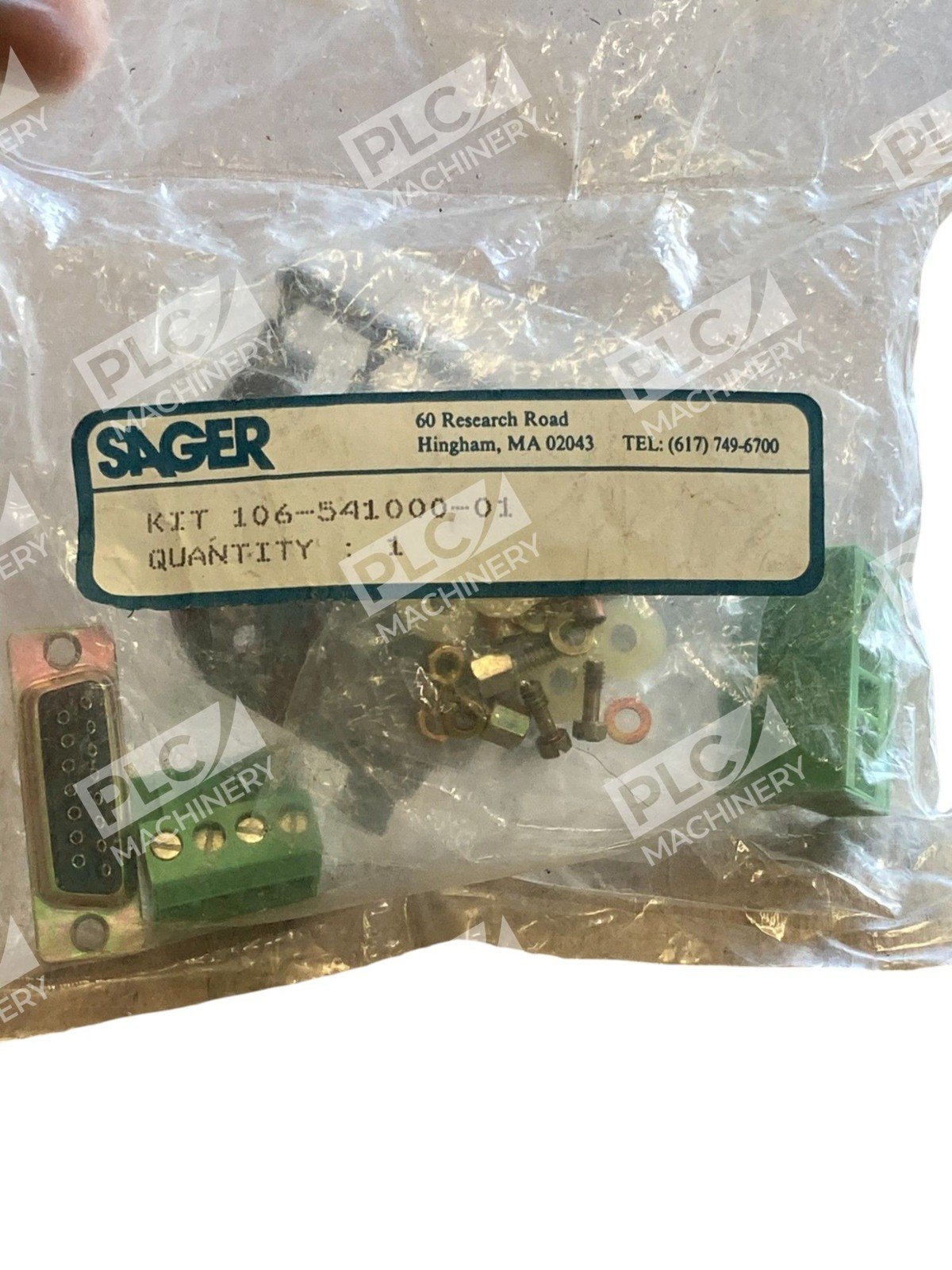 SAGER ELECTRONICS 106-541000-01 CONNECTOR KIT - Image 4