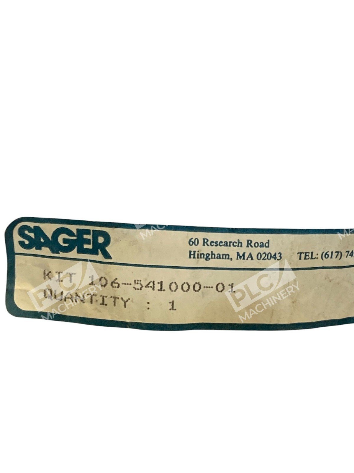 SAGER ELECTRONICS 106-541000-01 CONNECTOR KIT - Image 5