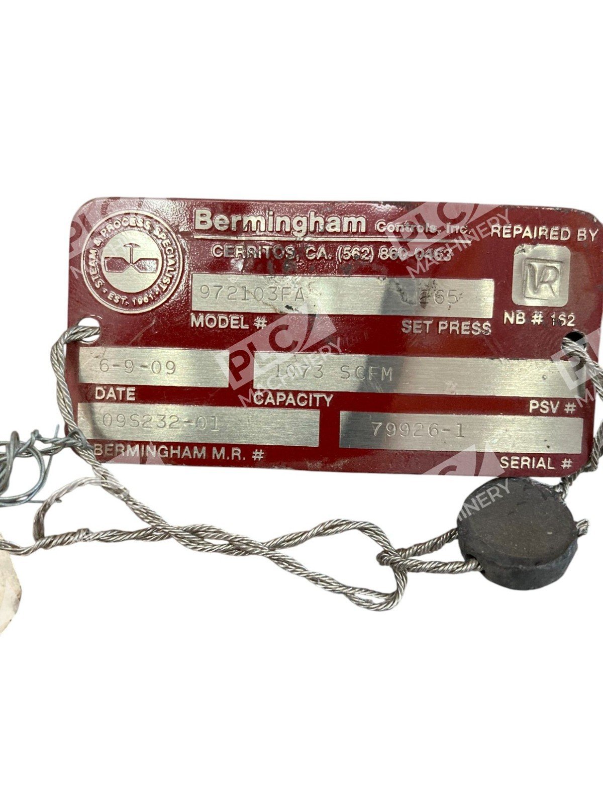 Crosby 972103FA Relief Valve - Image 7