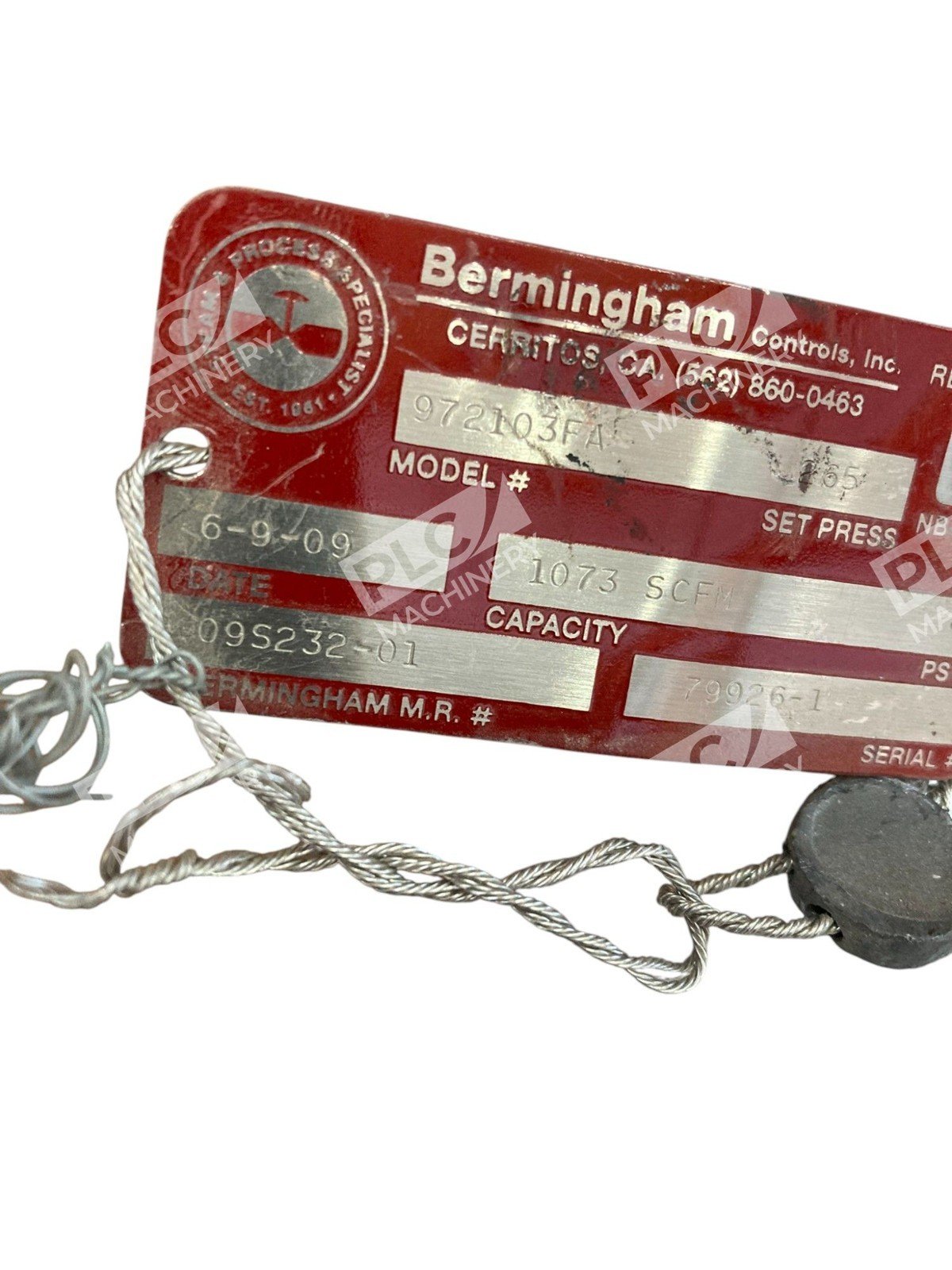 Crosby 972103FA Relief Valve - Image 9